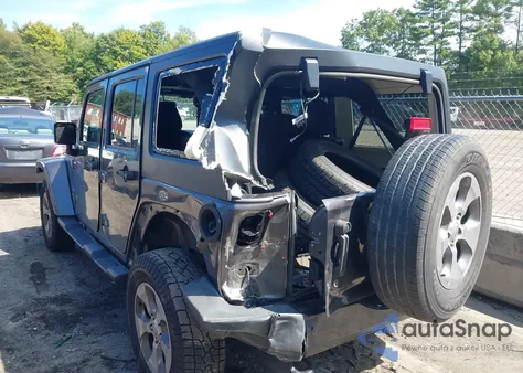 2018 Jeep Wrangler Jk Unlimited Sahara 4X4 from USA, damaged, VIN 1C4BJWEG8JL937581